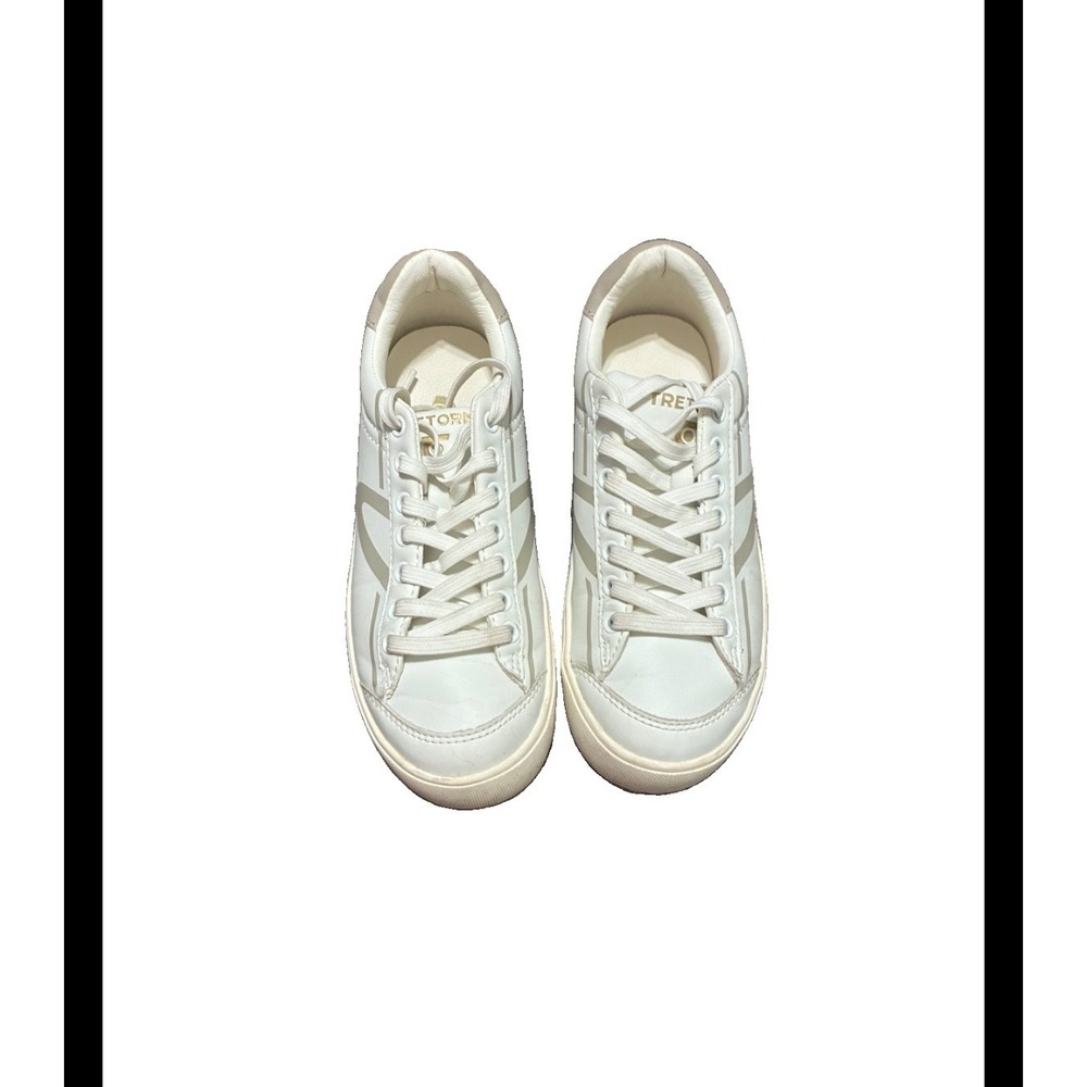 Tretorn Serve Womens White Grey Low Top Lace Up Sneakers 1827276 Size 6
